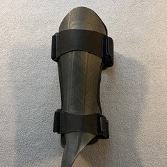 ALLARD TOE OFF 2- 1/2 AFO Medium Right Black Ankle Foot Orthosis Drop Foot READ