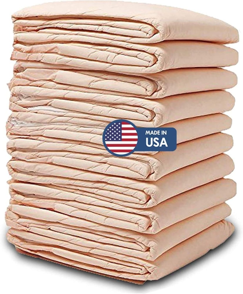 AbsorbEase® Ultra Absorbent Disposable Underpads (25 Count 30″ x 36″ ), Peach