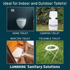 Toilet Bowl Liners with Super Absorbent Pads – Value Pack 50 Count Universal …