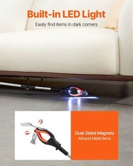 43″ Foldable Reacher Grabber Tool w/ 360�� Rotating Jaw, Magnet & LED Light