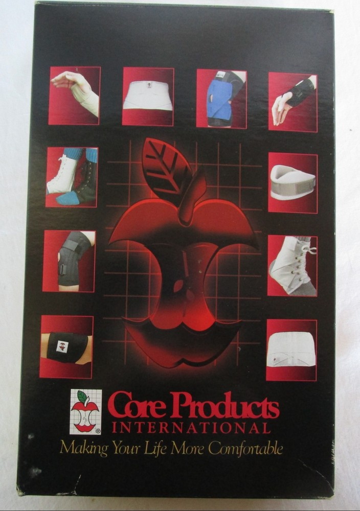 New Core Products Deluxe White Ankle Support