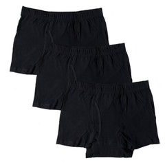 3-Pack Men’s Incontinence Boxer Briefs Reusable Washable Leakproof Comfortable