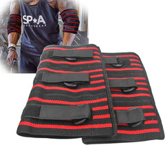 Adjustable Elbow Sleeve, 1 Pair Strong Elebow Support Brace Compression Powerlif