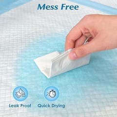 Wowflash Super Absorbency Disposable Leakproof Underpads 50 Count 30″ x 36″
