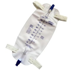 4 Pack 1000ml Urine Leg Catheter with 18” Drainage Tube, Anti Reflux Valve