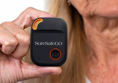 SureSafeGO Medical Alert System That Calls Family & Friends (Black)