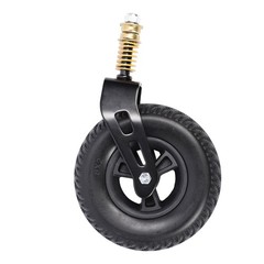 Sturdy 8 Inch Wheelchair Front Solid Caster For Enhanced Stability For Elderly