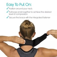 Women Men Comfy Neck Support Cervical Collar Traction Device Brace Pain Relief