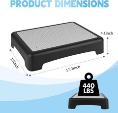 One Step Stool for Adults & Seniors, Indoor/Outdoor Portable Stair Assist, Pl…