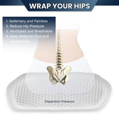 Gel Seat Cushion Orthopedic Seat Pad Mat For Car Office Home Wheelchair Chair