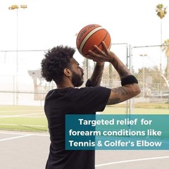 Tennis Golf Elbow Brace Forearm Support Strap Compression Pad Adjustable
