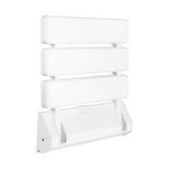 Shower Seat Folding Wall Mounted Bathroom Mobility Aid Chair Strong Fold Up Down