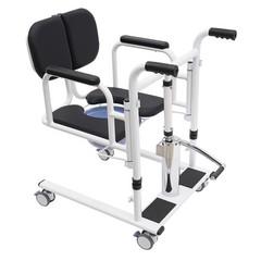 Hydraulic Patient Lift Transfer Chair for Home, 330.7 Lbs Transfer Nursing Chair