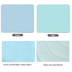 60 x 90cm Reusable Washable Underpads Bed Pads Incontinence Mat Anti-Slip Sheets