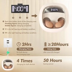 Rechargeable Hearing Aids Amplifiers Super Mini True Over the Counter AuyeeSn…
