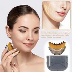 Lymphatic Drainage Face Brush Facial Massager Jawline Chin Contour Tool