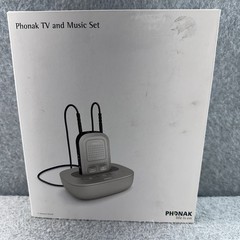 Phonak TV and Music Com Pilot II TV Link II Base Station Venture no neckloop