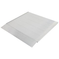Aluminum Threshold Ramp for Wheelchairs 3-5/16″~5-7/8″ Rise Doorways Door Ramps