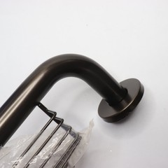 Boomerang Grab Bar with Wire Soap Dish Oil Rubbed Bronze BAR-BB12-TW-125-OB-SOAP