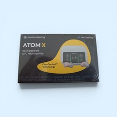 Audien Hearing ATOM X – Rechargeable OTC Hearing Aids NEWEST MODEL (NEW SEALED)