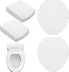 200 Pcs Disposable Toilet Bowl Liners Hygienic Rv Toilet Liners, Camping-Inspire