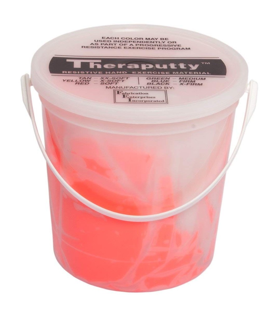 CanDo TheraPutty Standard Hand Exercise Putty For 5-pound, Red: Soft