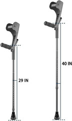 Forearm Crutches for Adults Foldable Knee Patients Mobility Aids for Childre and