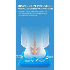 Honeycomb Gel Seat Cushion 2.5 cm Thick | Cooling, Orthopedic Support
