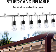 30 Pack Wire Shelf Wall Clips with Screws and Anchors – Plastic Mounting Bracket