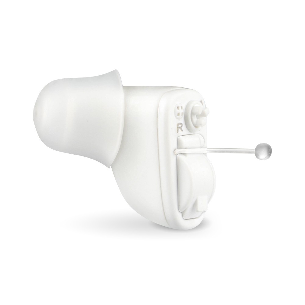 MiNi Hearing Aids Battery Power Small In Ear Sound Voice Amplifier Enhancer L/R