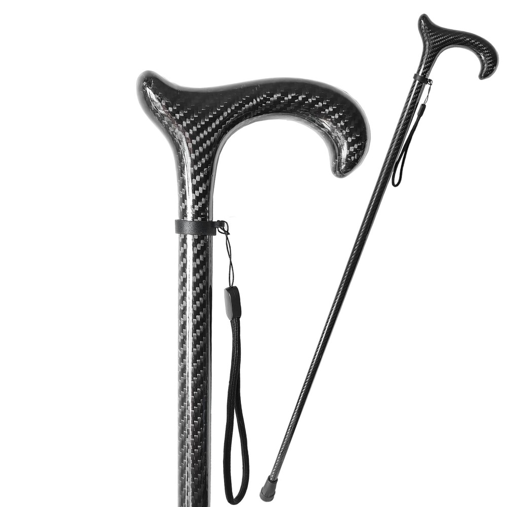 Fzkaly Carbon Fiber Walking Cane for Men & Women – Ultra-Lightweight & Durabl…