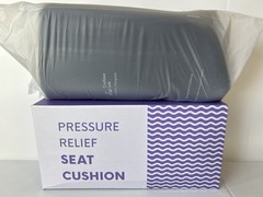 Cushion Lab Pressure Relief Seat Cushion Ergonomic For Long Sitting Hours, Black