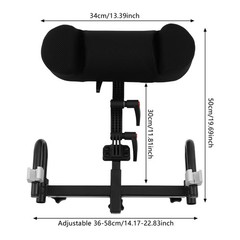 Adjustable Wheelchair Headrest, Wheelchair Headrest Neck Support