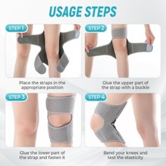 KNEE Assistive Device,Knee Brace for Pain Relief Walk Support,Stabilizer Pad