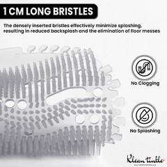 10 Pack of Clear Bathroom Odor Freshener Urinal Mats, Bathroom Cleaning Supplies