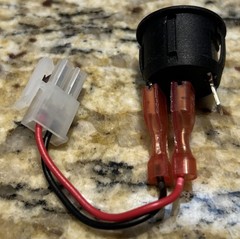 ACORN 180 CURVED STAIRLIFT REPLACEMENT ON/OFF SWITCH FOR FRONT PANEL COVER.