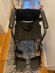 WHEELCHAIR- collapsible, used once (DRIVE Medical) safety