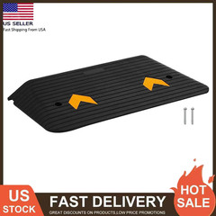 Rubber Threshold Ramp 4″ Rise Wheelchair Ramp Doorway 33000LBS for Car Scooter