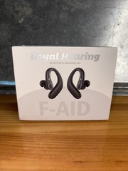 Royal Hearing Bluetooth Hearing F-Aid OTC Hearing Aids Rechargeable Case (Black)