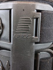 Breg Post Op T Scope Premier Knee Brace Black Padded Adjustable Left/Right