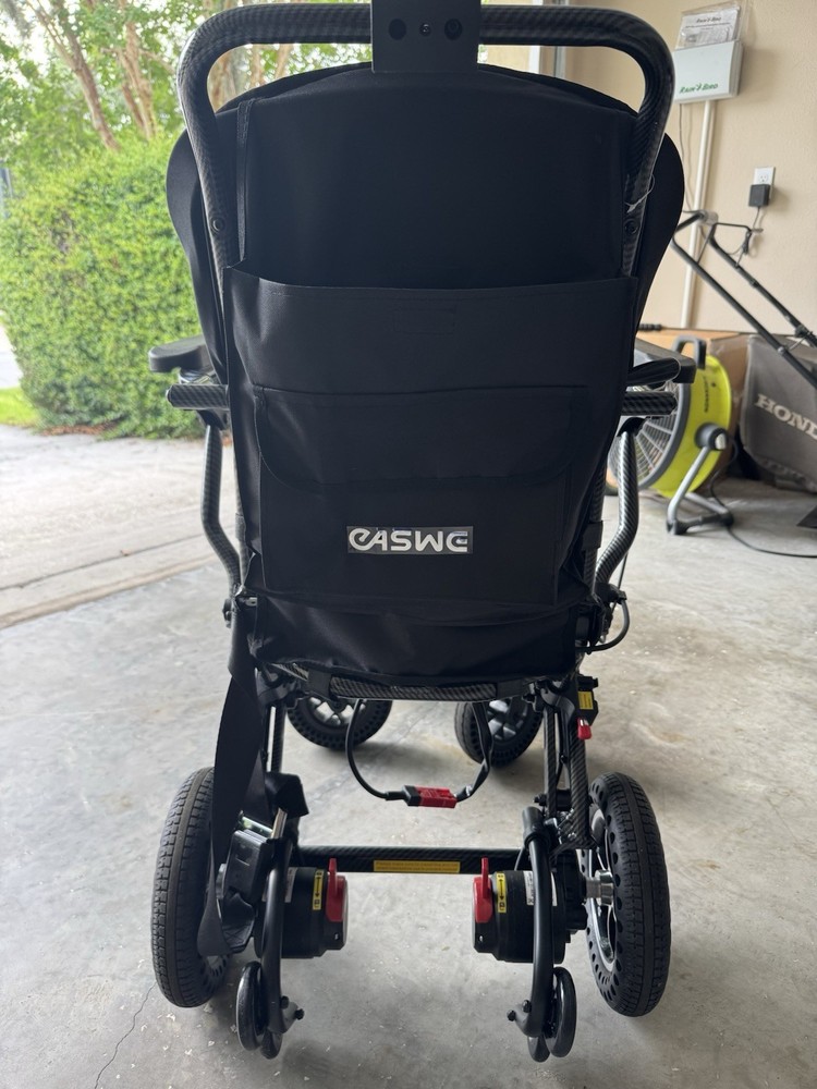 ASWE Lightweight Folding Electric Wheelchair – 24V 12Ah Lithium