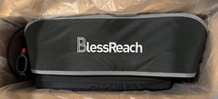 BlessReach Heavy Duty Rollator Walker For Seniors Wide Seat Backrest 450lbs