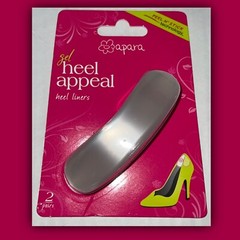 Gel Heel Appeal Heel Liners for High Heeled Shoes – NEW – Pack of 2 Pairs