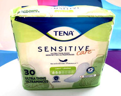 3 – Tena Sensitive Pads/Serviettes Care Skin Comfort Formula Maximun 3X Protect