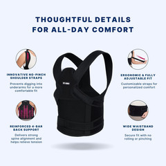 Back Brace Posture Corrector for Women and Men, Shoulder Straightener, Adjustabl