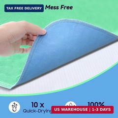 FYGRIP 4 Pack 36″ x 36″ Extra Heavy Absorbency Washable Underpads, Waterproof Qu
