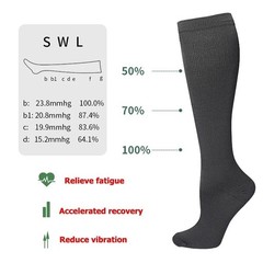 Compression Socks (S-XXL) Pain Relief Calf Leg Foot Support Stocking Men & Women