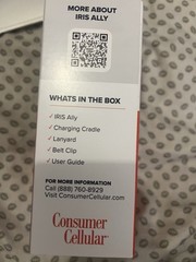Consumer Cellular Iris Ally Medical Alert Device