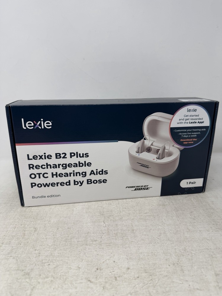 Lexie B2 Plus Self-Fitting OTC Hearing Aids powered by Bose w/Care Kit