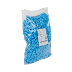 McKesson Tube Closure Flanged Plug Cap Blue Polyethylene 1000 per Bag
